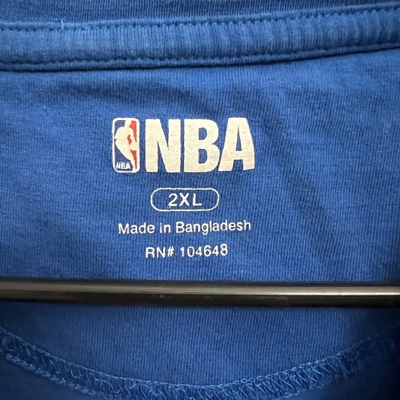 NBA Vintage Blue Short Sleeve Tee Got Moves sz 2XL - Picture 4 of 8